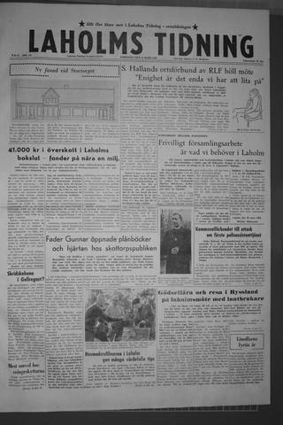 Förstasidan, Lördag 21 mars 1959