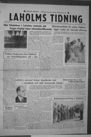 Förstasidan, Lördag 22 augusti 1959