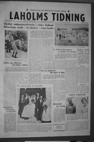 Förstasidan, Måndag 22 juni 1959