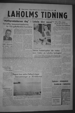 Förstasidan, Fredag 23 januari 1959