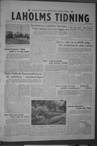 Förstasidan, Lördag 23 maj 1959
