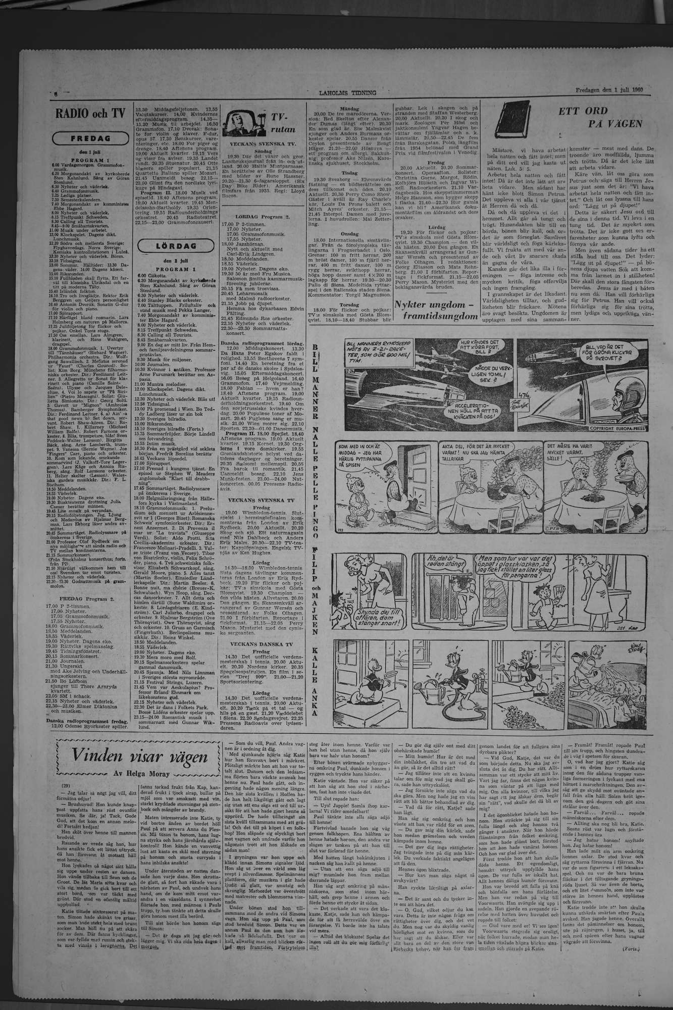 Laholms Tidning Fredag 1 juli 1960, sida 6