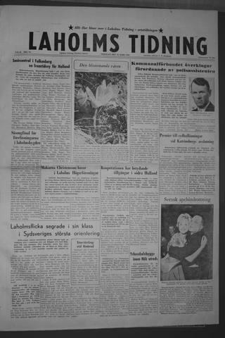 Förstasidan, Tisdag 24 mars 1959