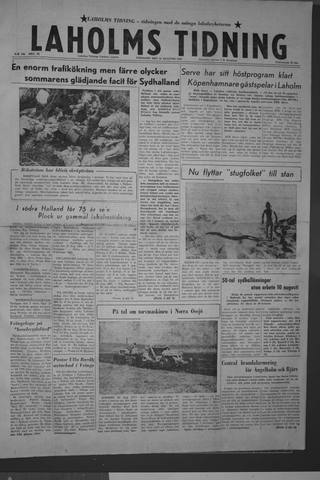 Förstasidan, Tisdag 25 augusti 1959