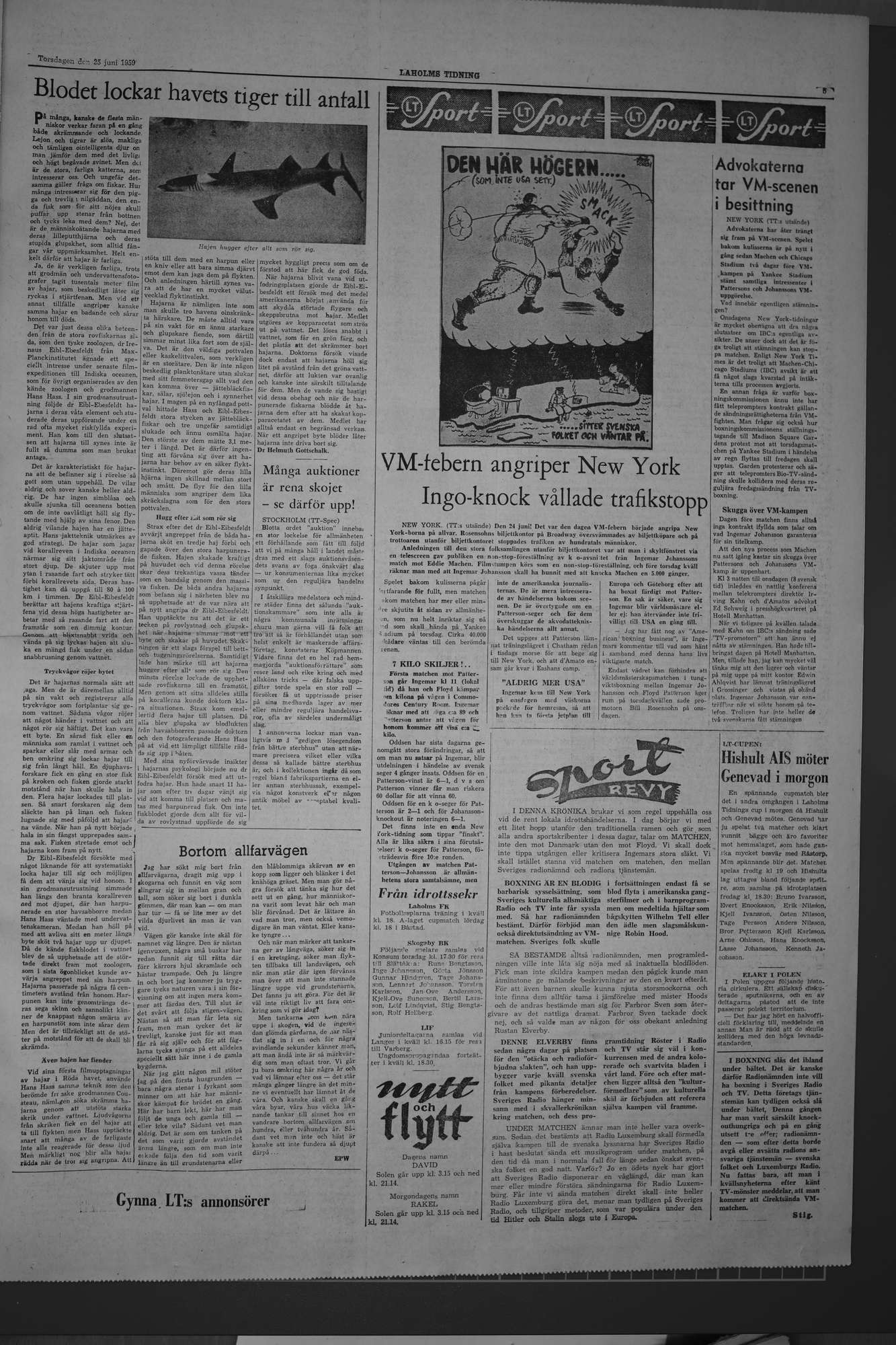 Laholms Tidning Torsdag 25 juni 1959, sida 5