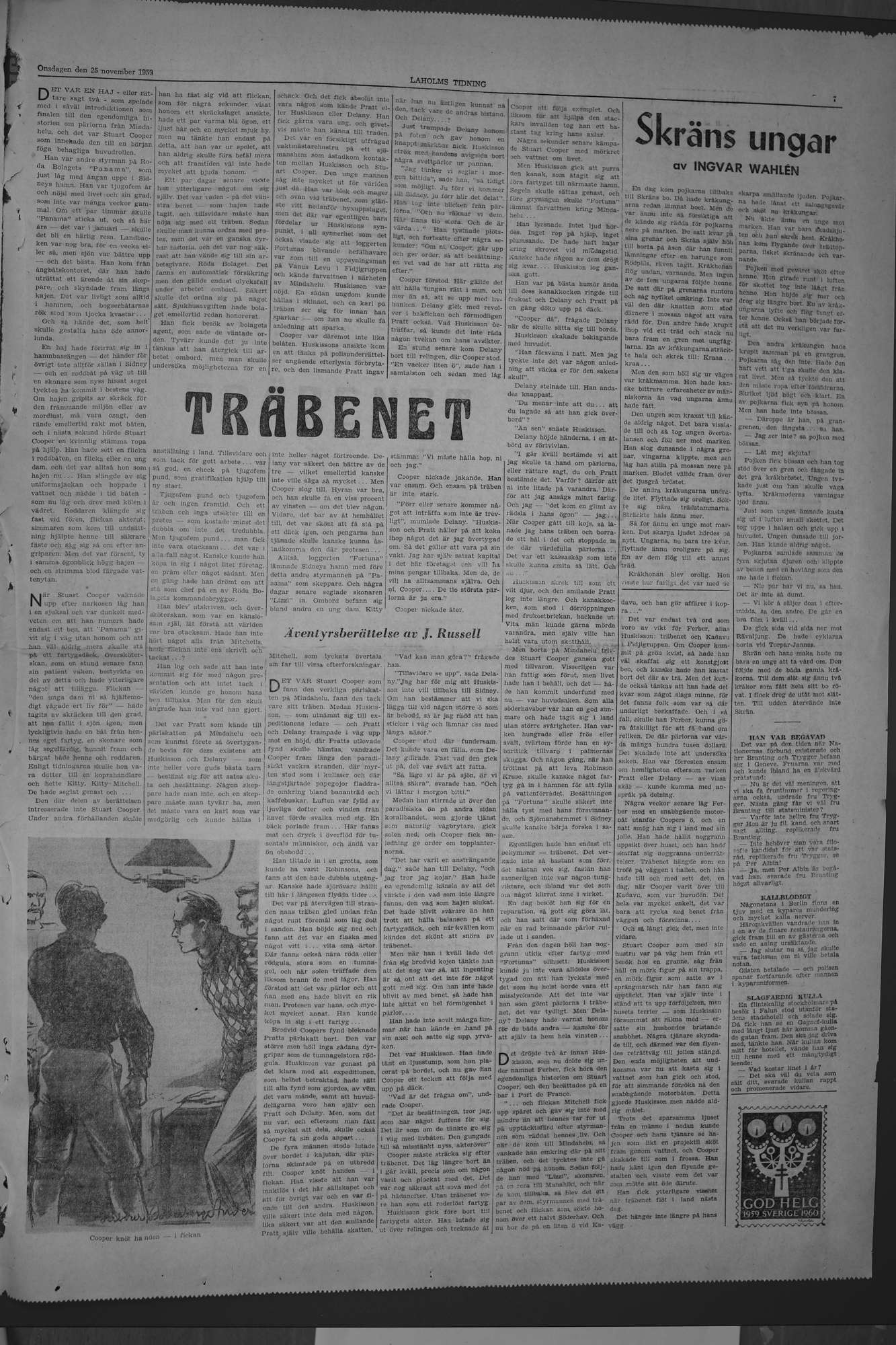 Laholms Tidning Onsdag 25 november 1959, sida 7