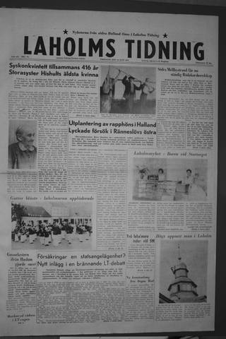 Förstasidan, Fredag 26 juni 1959