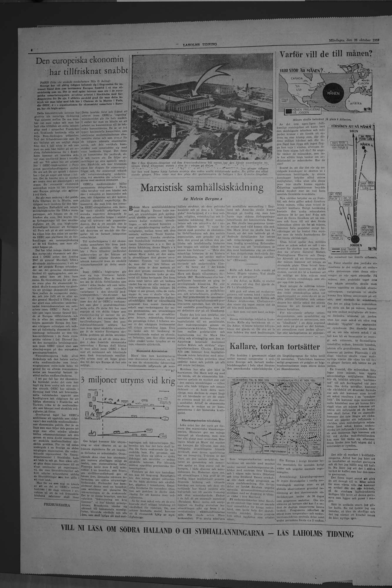 Laholms Tidning Måndag 26 oktober 1959, sida 4
