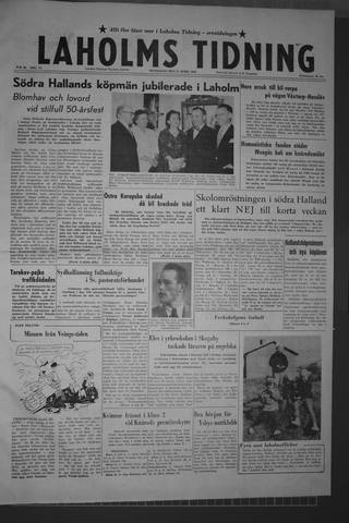 Förstasidan, Måndag 27 april 1959
