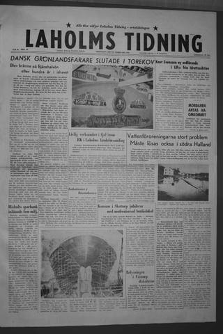Förstasidan, Fredag 27 februari 1959