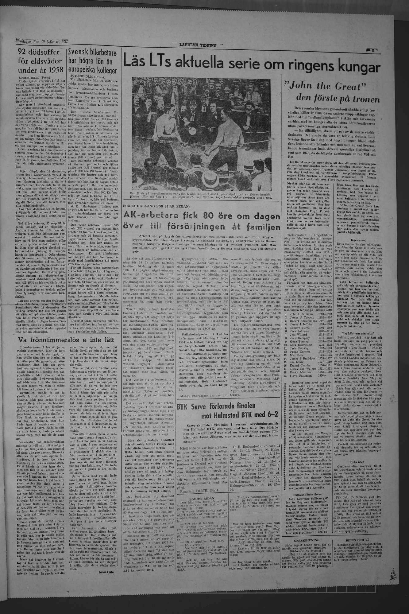 Laholms Tidning Fredag 27 februari 1959, sida 5