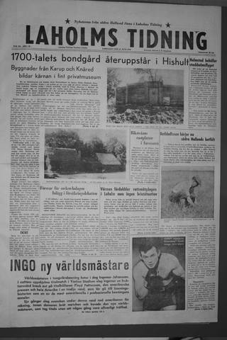Förstasidan, Lördag 27 juni 1959