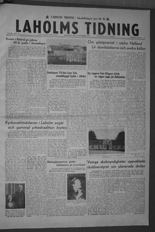 Förstasidan, Måndag 28 december 1959