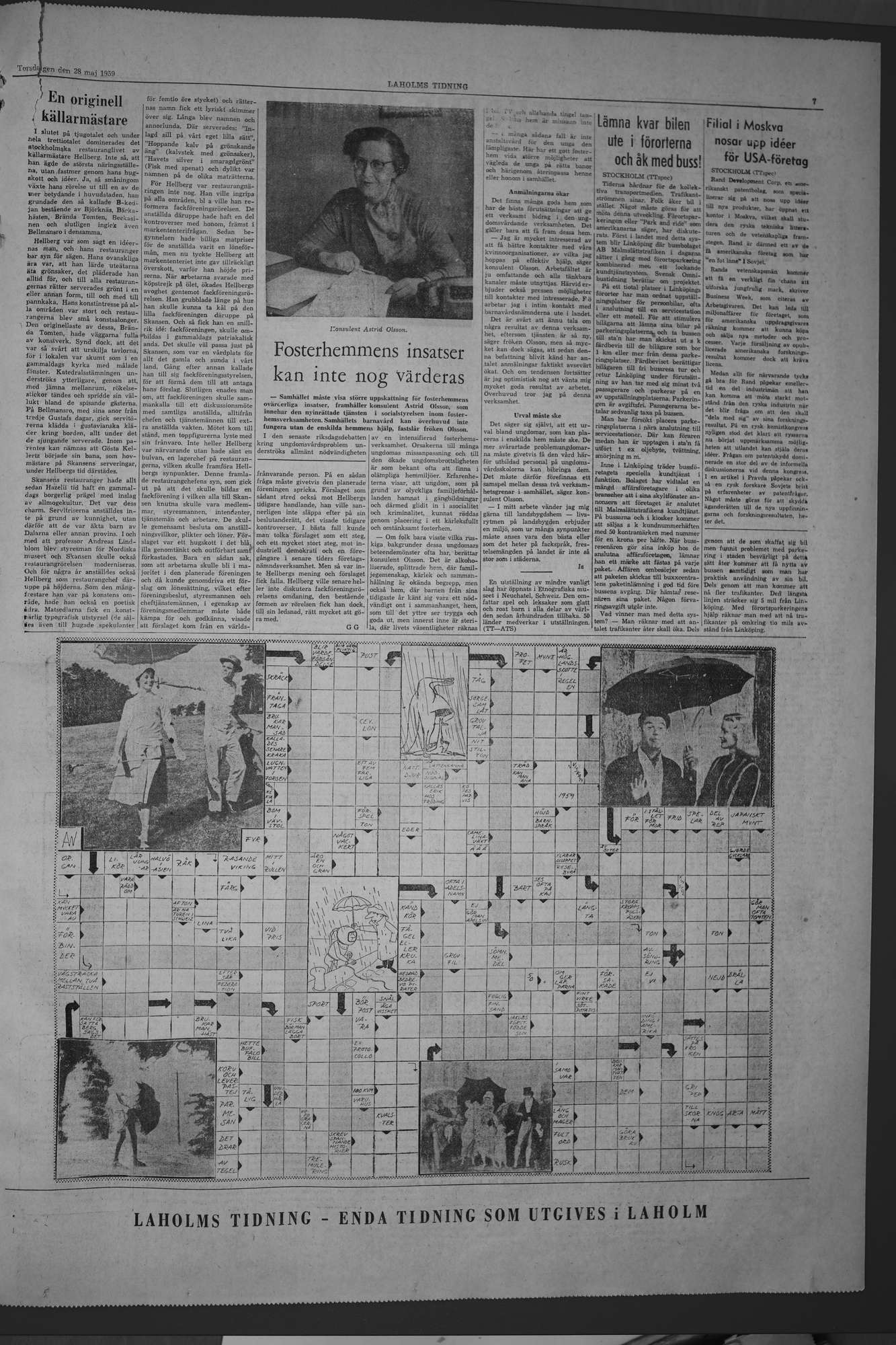 Laholms Tidning Torsdag 28 maj 1959, sida 7