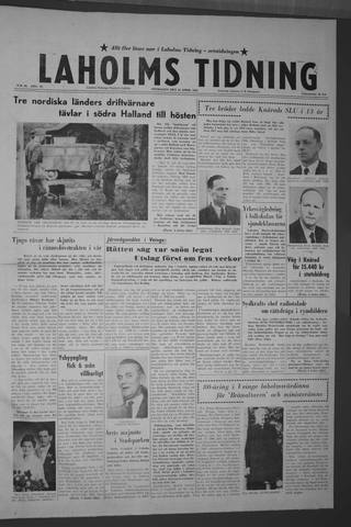 Förstasidan, Onsdag 29 april 1959