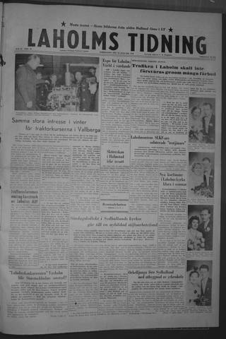 Förstasidan, Torsdag 29 januari 1959