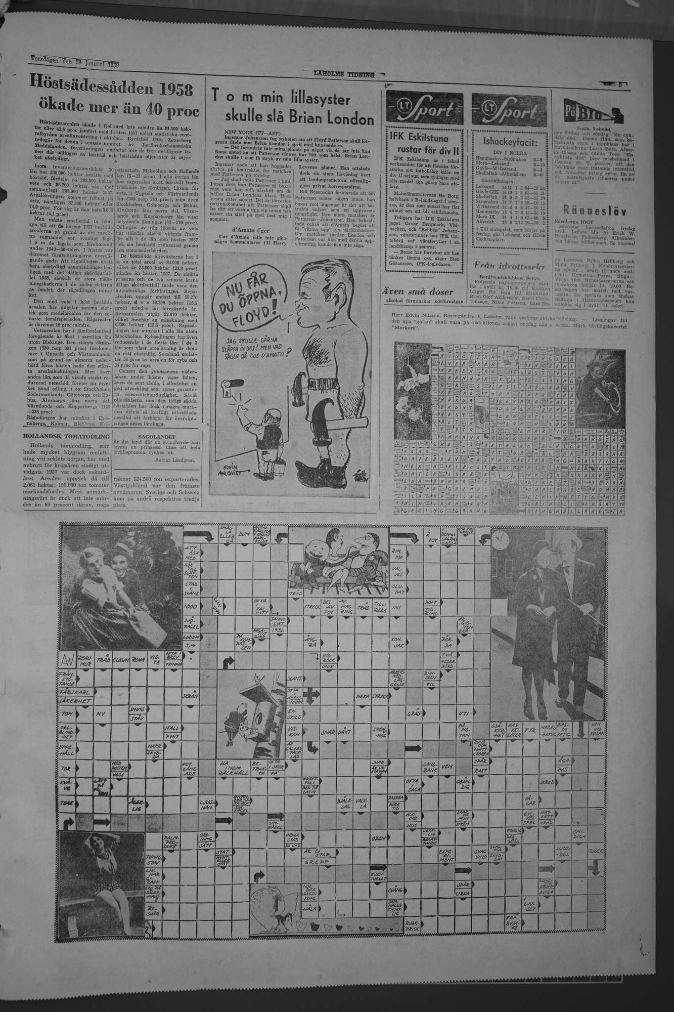 Laholms Tidning Torsdag 29 januari 1959, sida 5