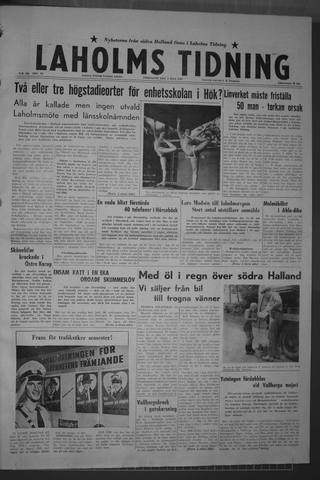 Förstasidan, Fredag 3 juli 1959
