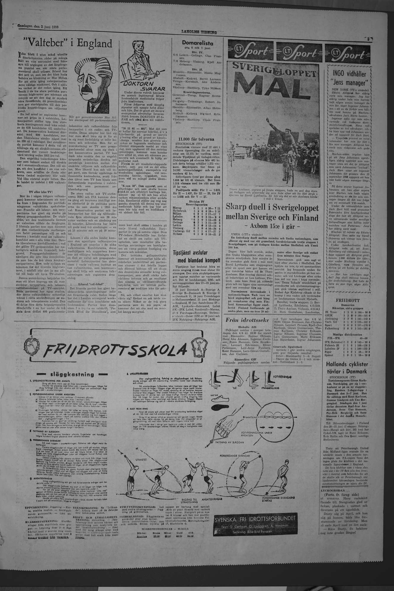 Laholms Tidning Onsdag 3 juni 1959, sida 5