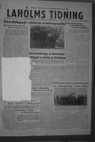 Förstasidan, Onsdag 30 september 1959