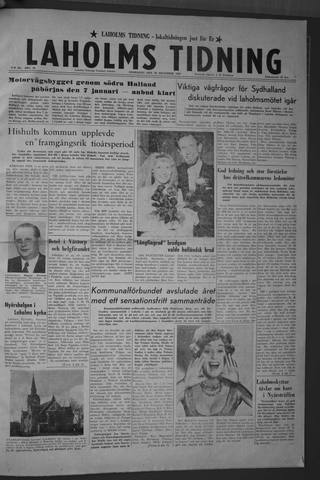 Förstasidan, Onsdag 30 december 1959