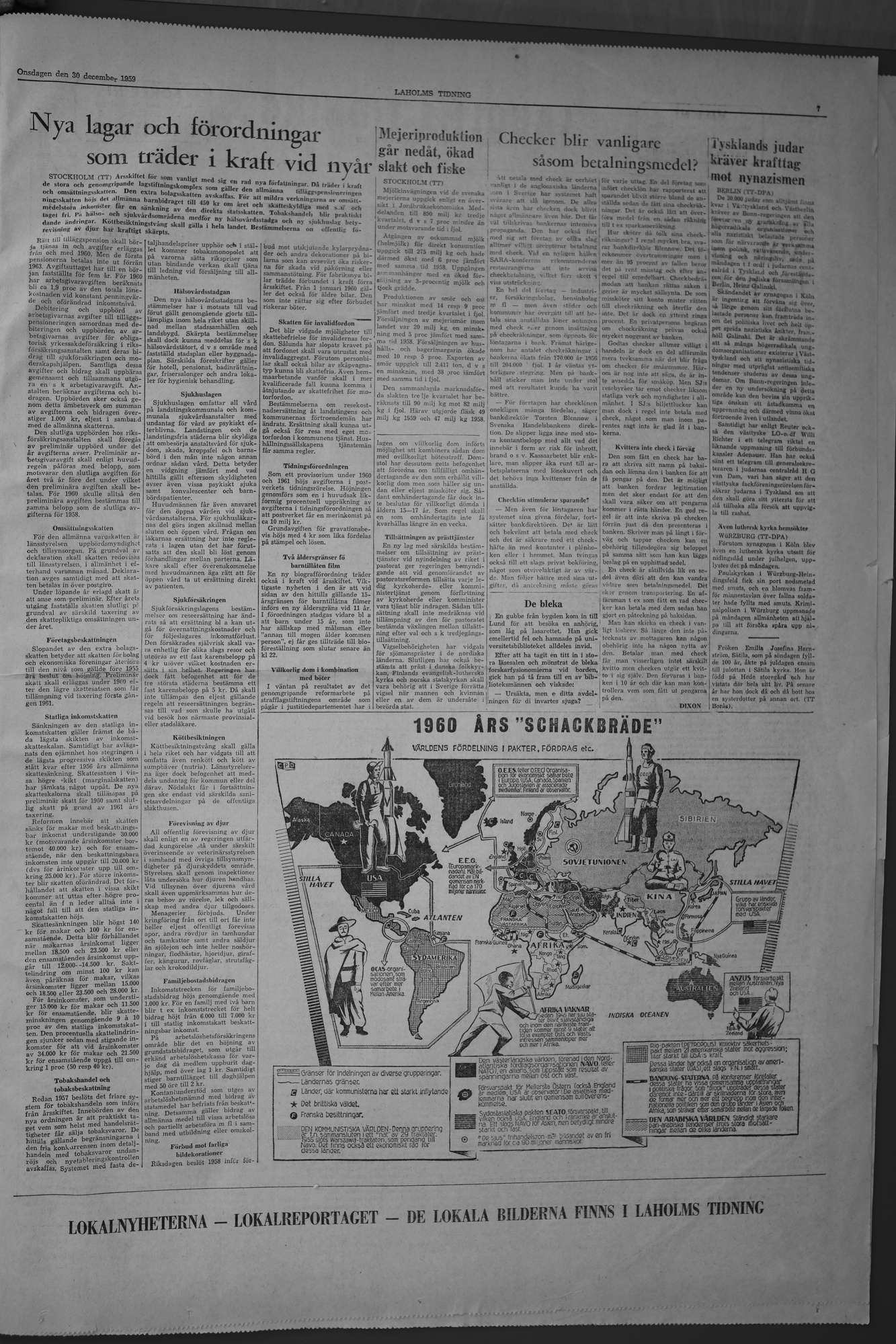 Laholms Tidning Onsdag 30 december 1959, sida 7