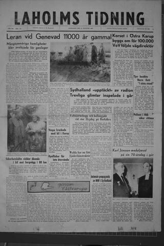 Förstasidan, Onsdag 10 augusti 1960