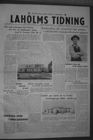 Förstasidan, Lördag 31 januari 1959