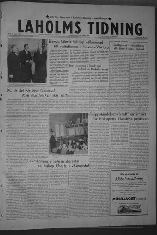 Förstasidan, Lördag 4 april 1959