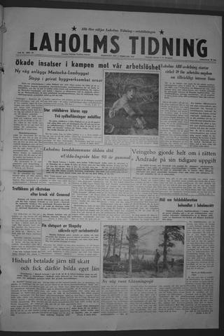 Förstasidan, Onsdag 4 februari 1959