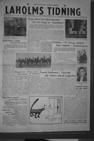 Förstasidan, Onsdag 4 november 1959