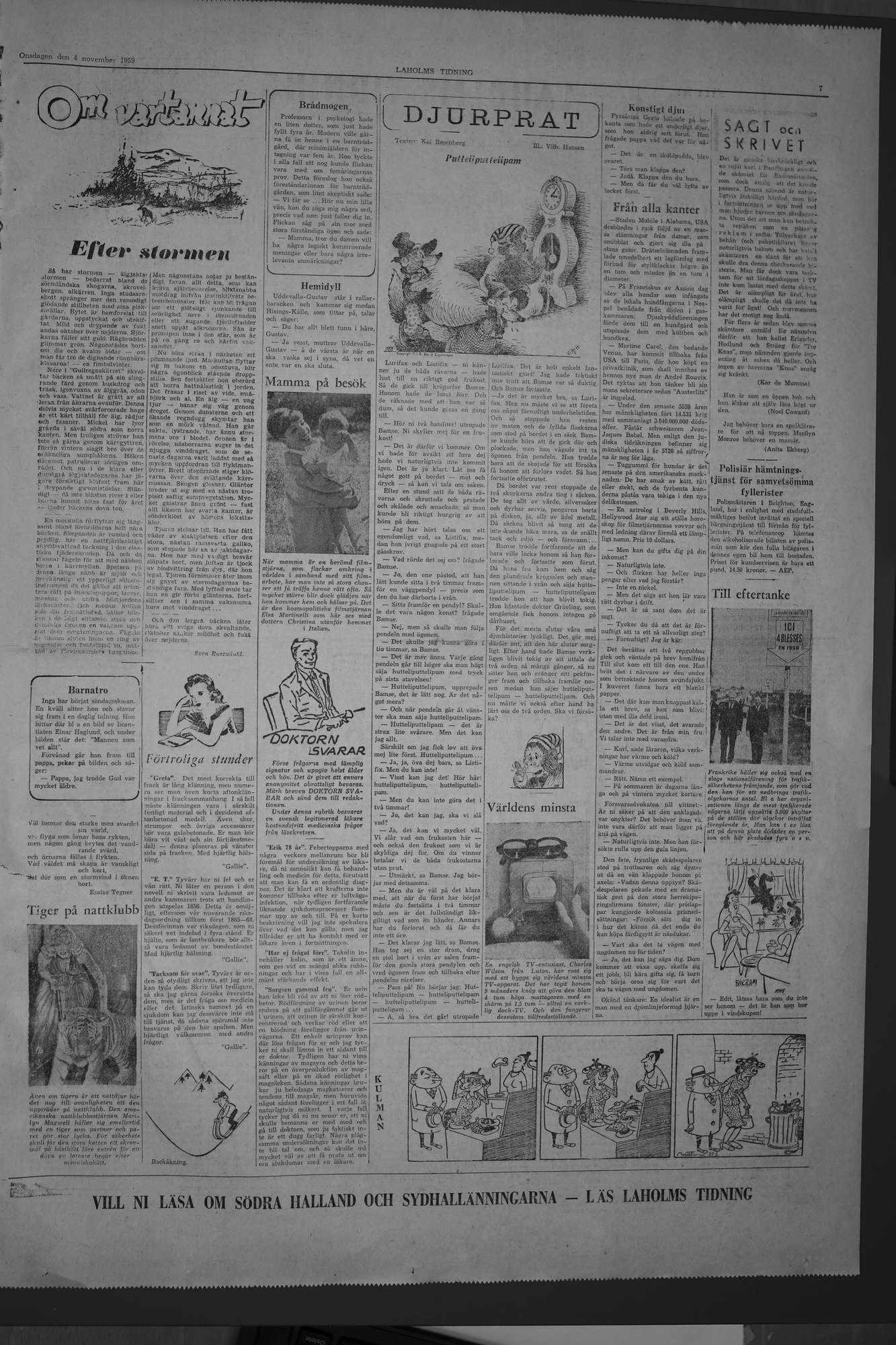 Laholms Tidning Onsdag 4 november 1959, sida 2