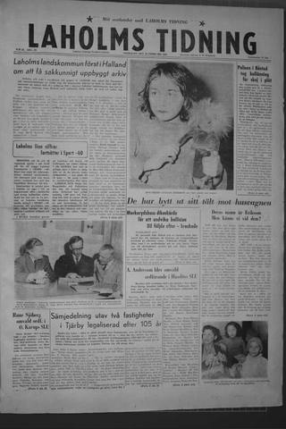 Förstasidan, Onsdag 10 februari 1960
