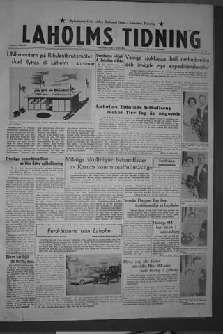 Förstasidan, Fredag 5 juni 1959