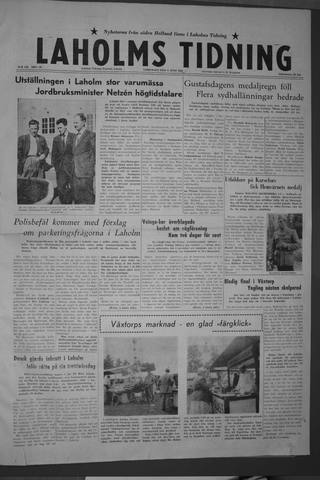 Förstasidan, Lördag 6 juni 1959