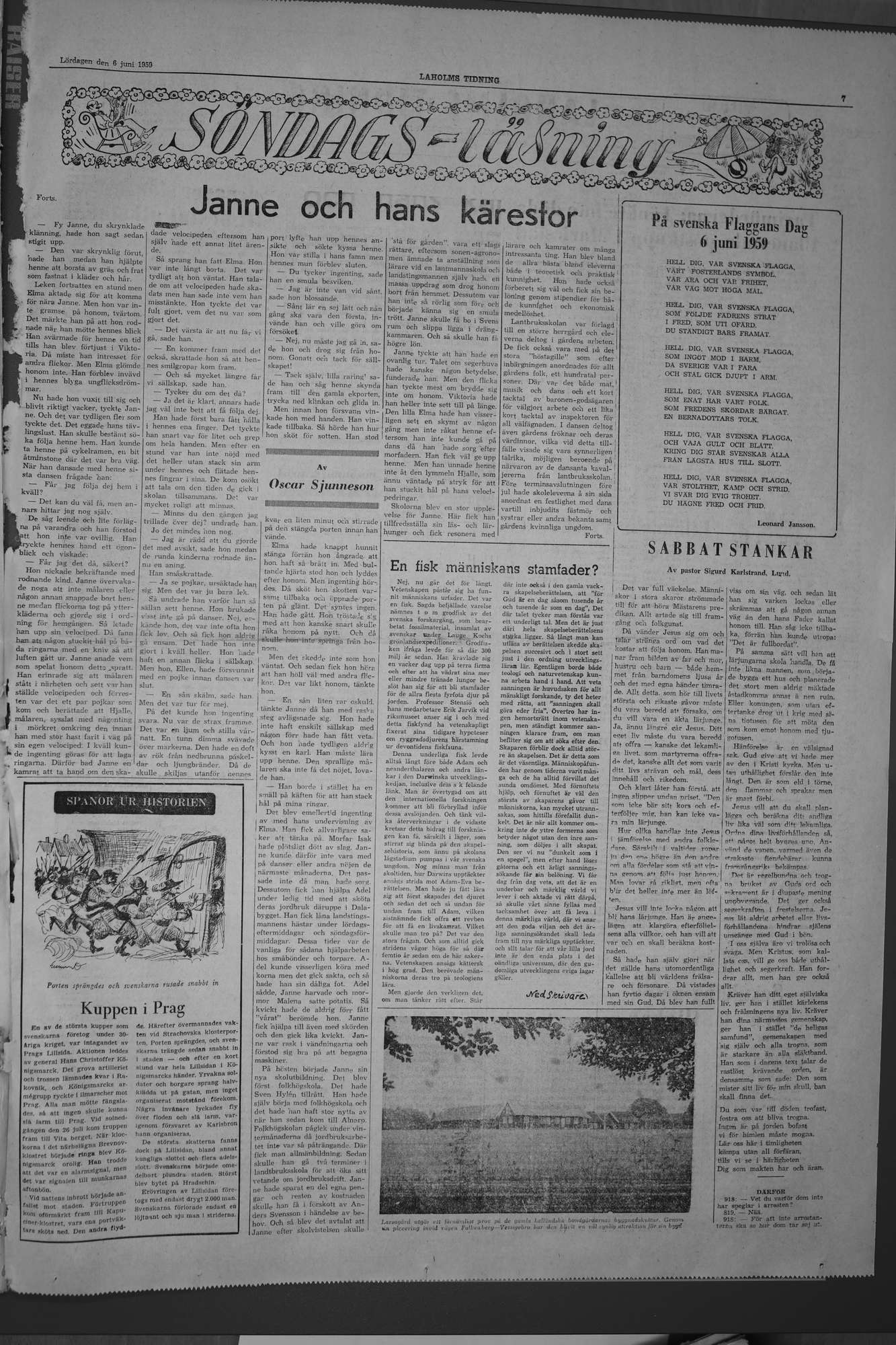 Laholms Tidning Lördag 6 juni 1959, sida 7