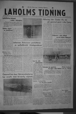 Förstasidan, Fredag 6 november 1959