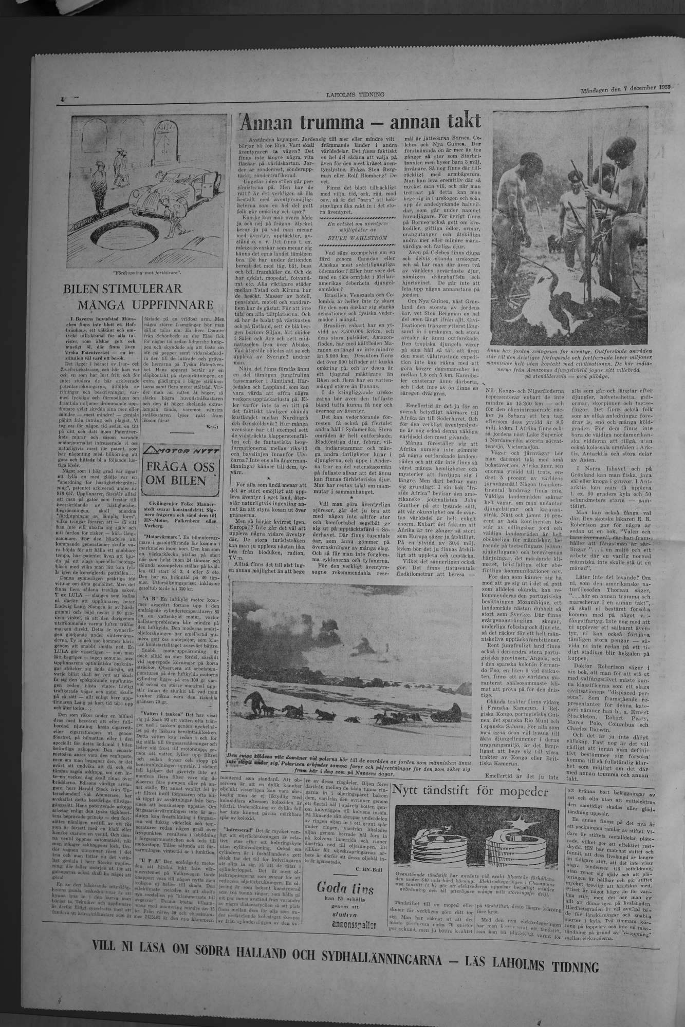 Laholms Tidning Måndag 7 december 1959, sida 4