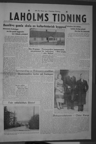 Förstasidan, Lördag 7 november 1959