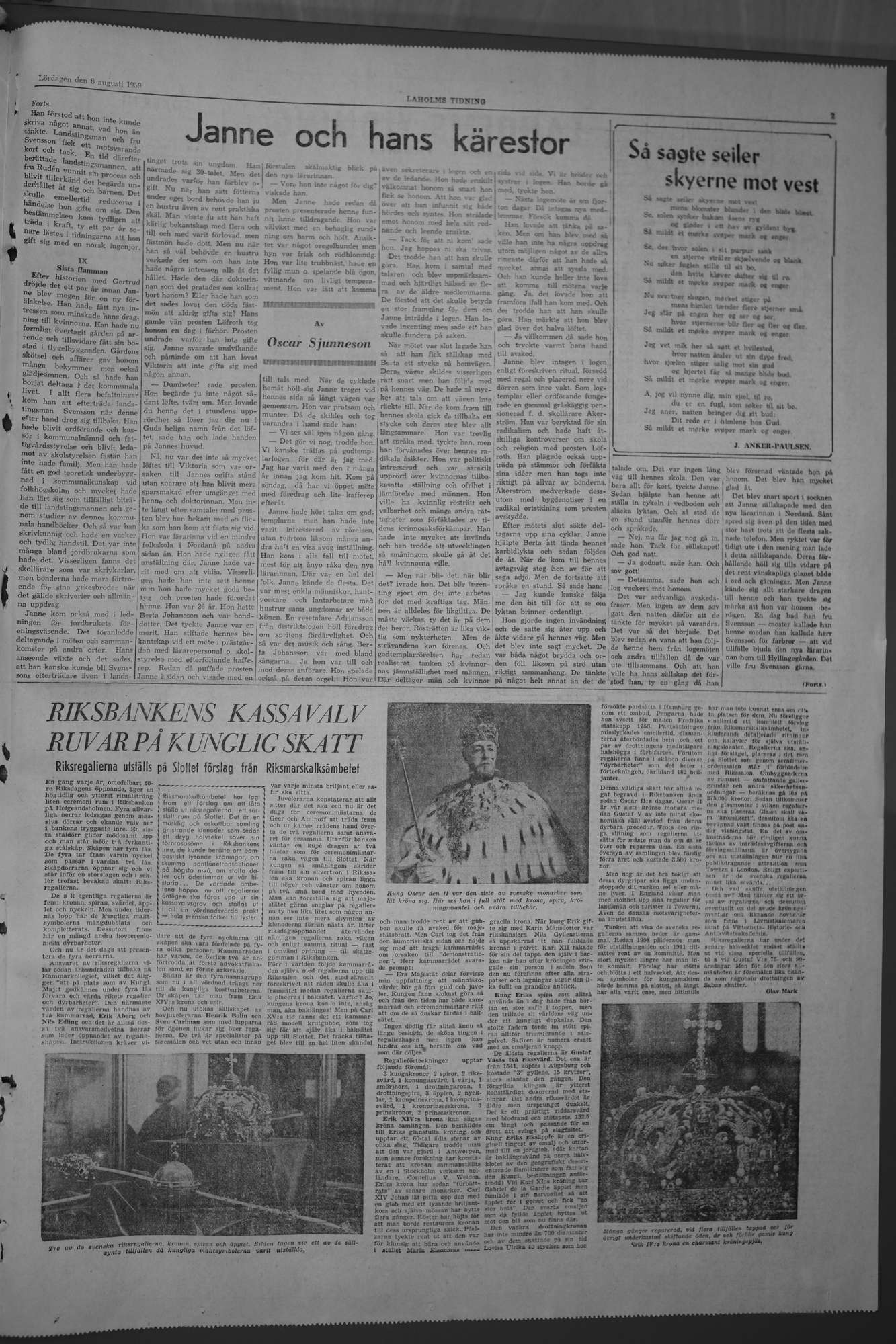 Laholms Tidning Lördag 8 augusti 1959, sida 7