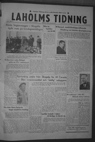 Förstasidan, Fredag 9 januari 1959