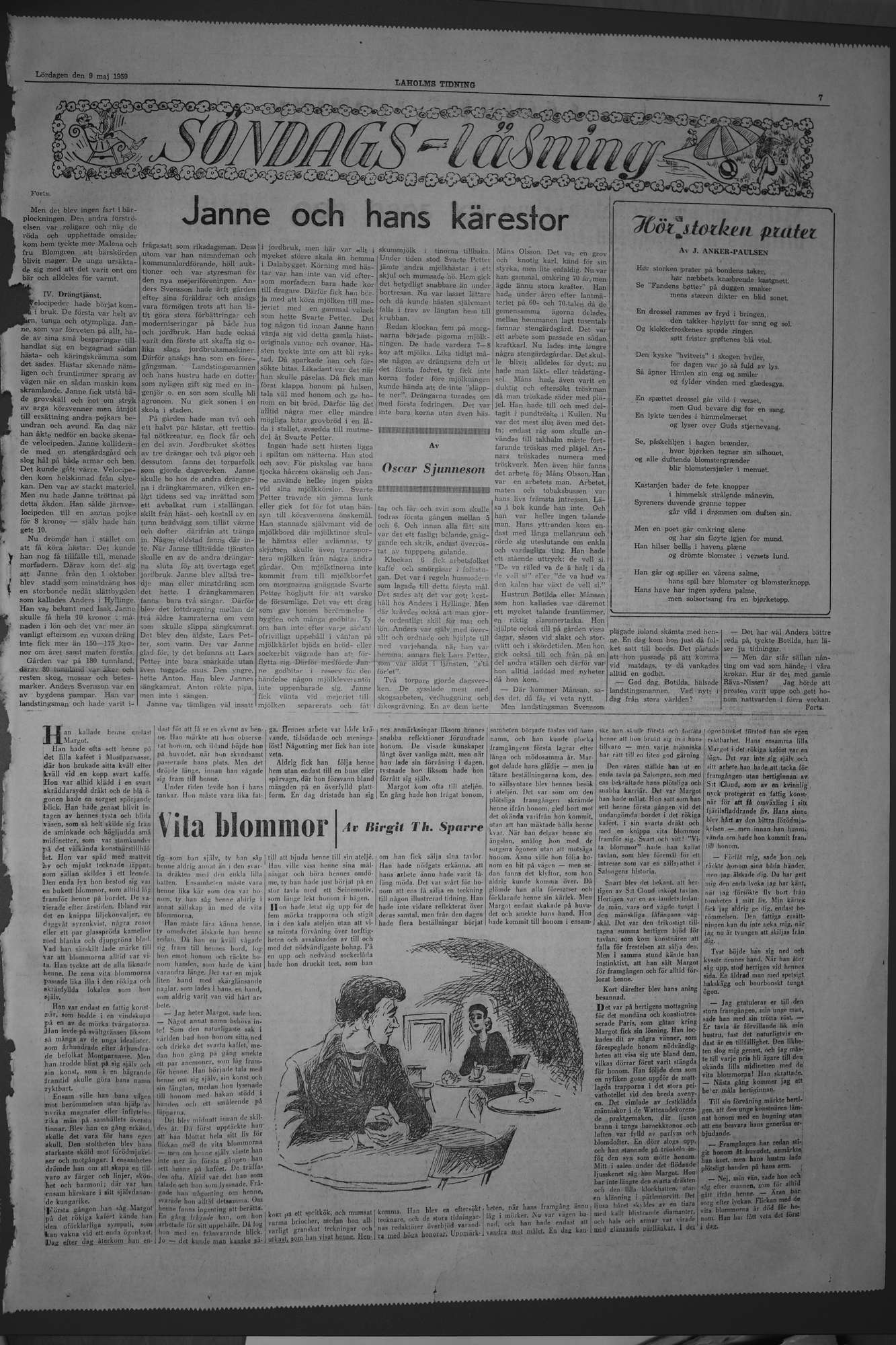 Laholms Tidning Lördag 9 maj 1959, sida 7