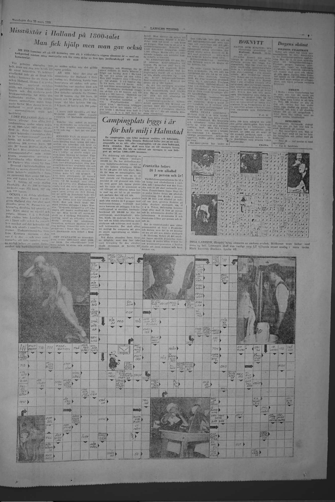 Laholms Tidning Torsdag 10 mars 1960, sida 7