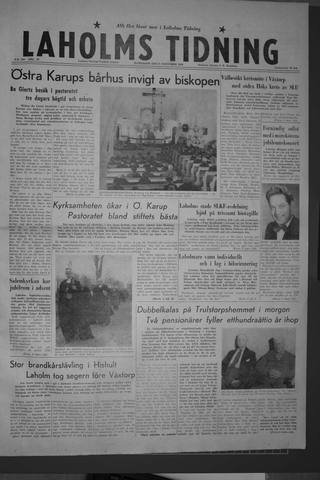 Förstasidan, Måndag 9 november 1959