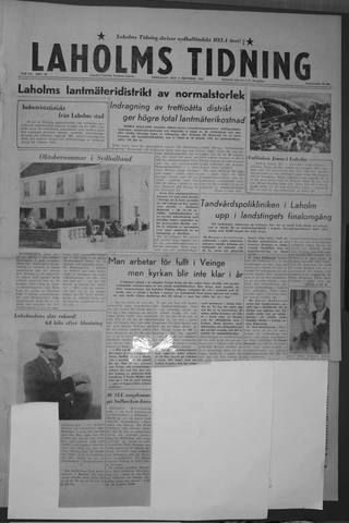 Förstasidan, Fredag 9 oktober 1959