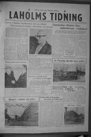 Förstasidan, Torsdag 10 december 1959