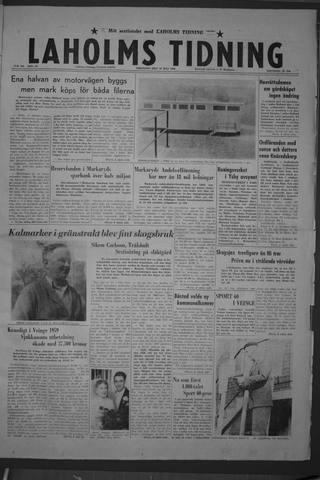 Förstasidan, Tisdag 10 maj 1960