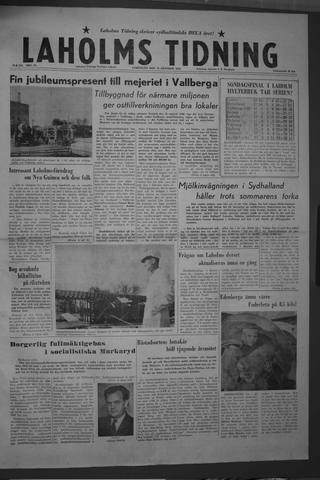 Förstasidan, Lördag 10 oktober 1959