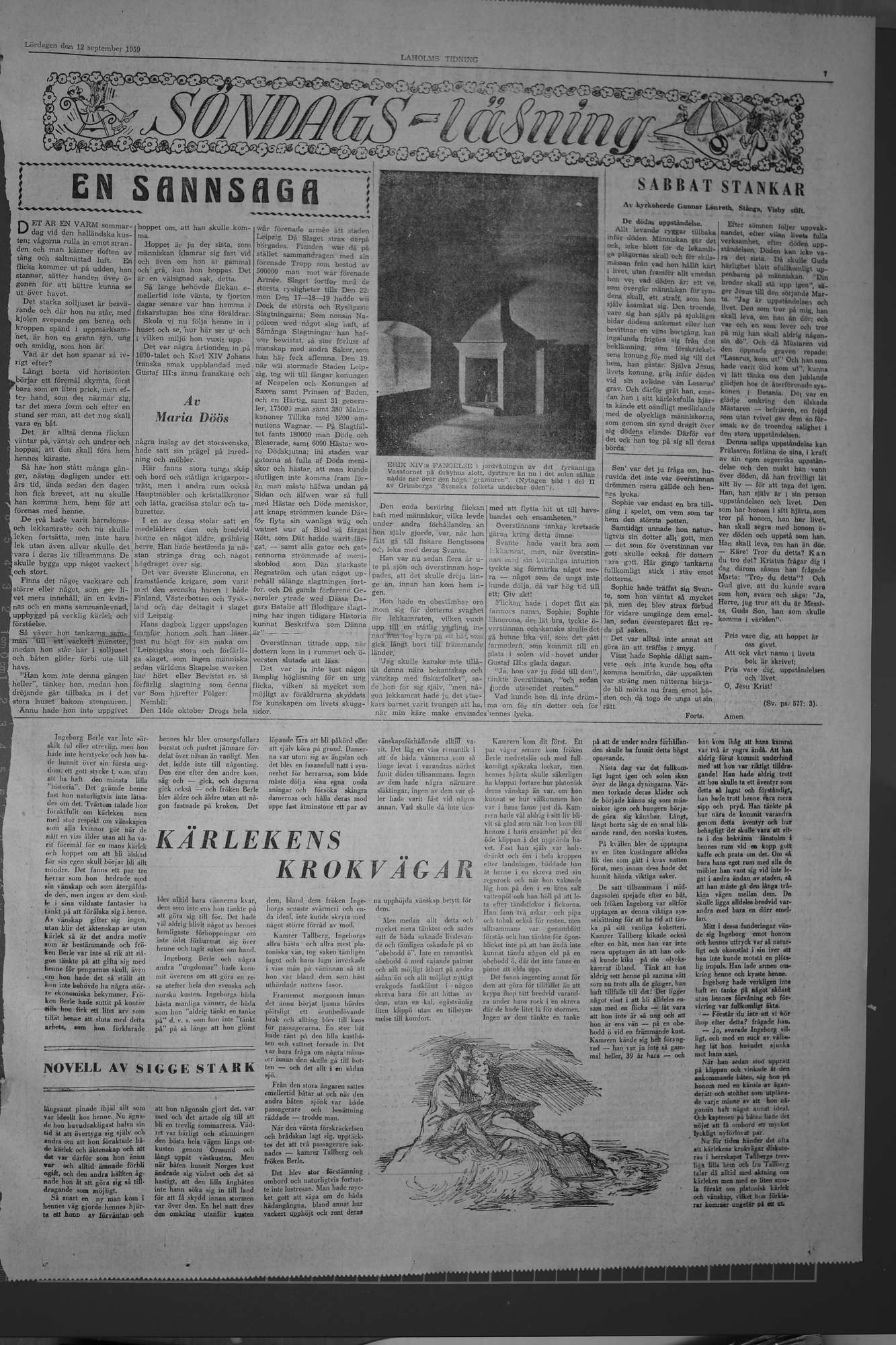 Laholms Tidning Lördag 12 september 1959, sida 7