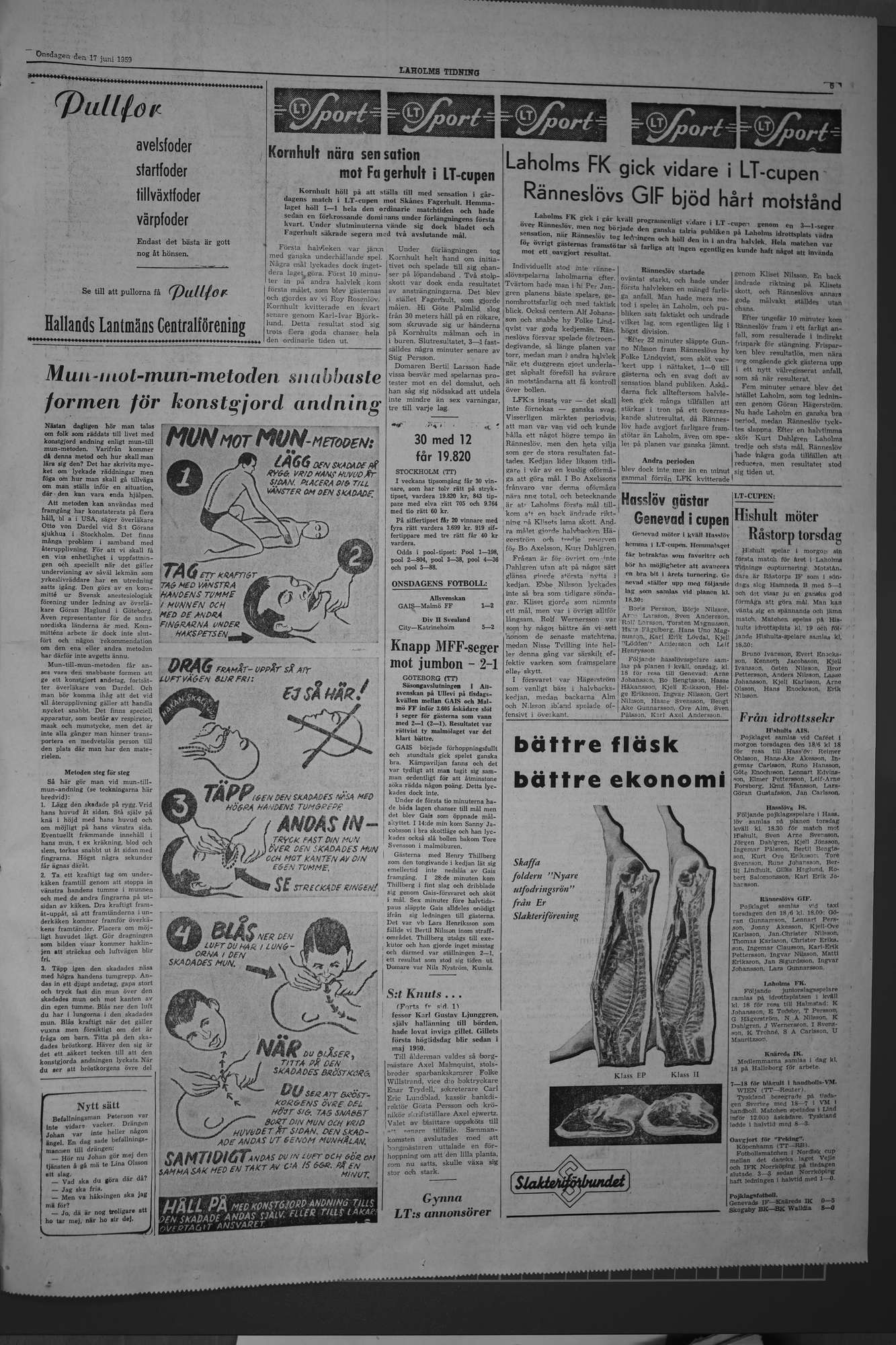 Laholms Tidning Onsdag 17 juni 1959, sida 5